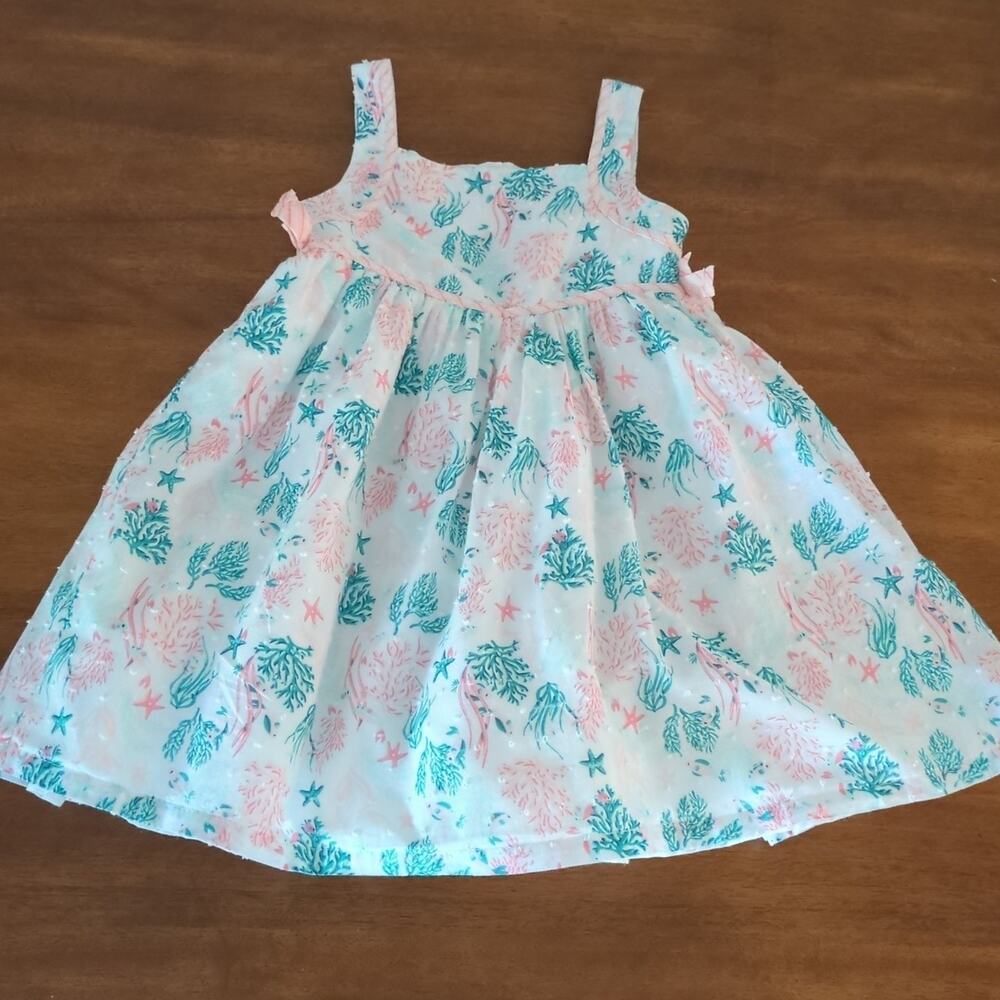 Catherine Maladrino sleeveless toddler girl dress size 4T EUC